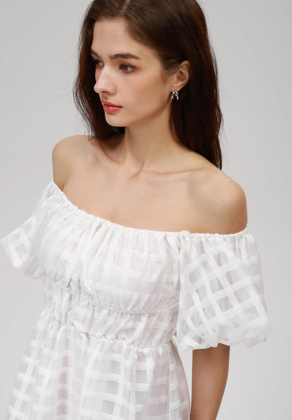 Croomly Soft Flow Dress – WHITE