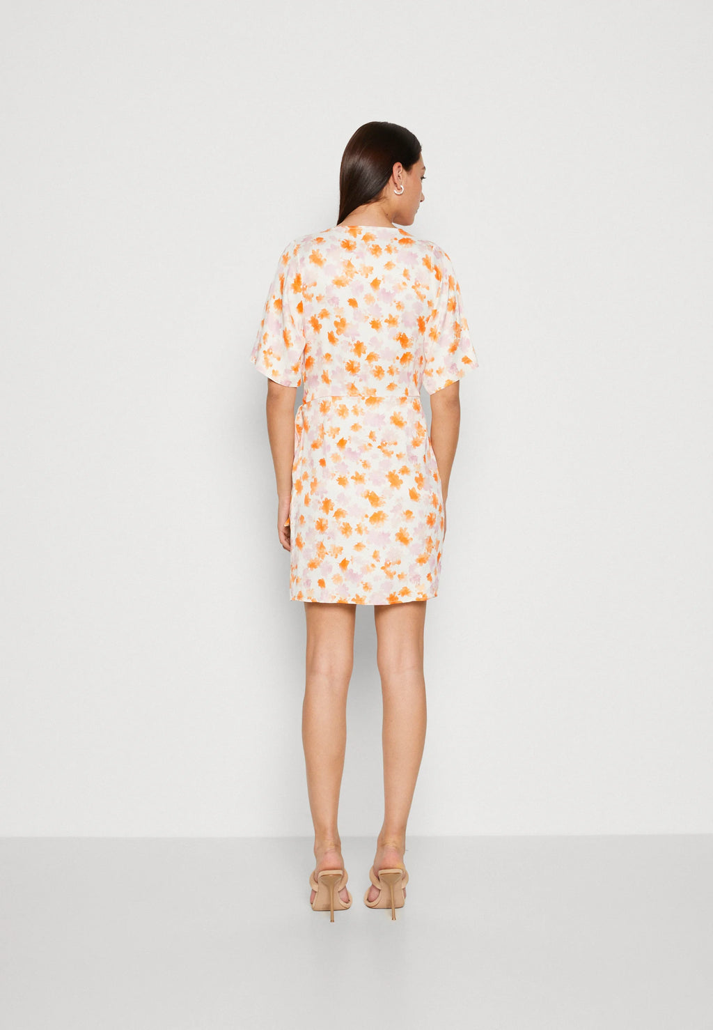 Croomly Summer V‑Neck Dress – LIME BLOOM