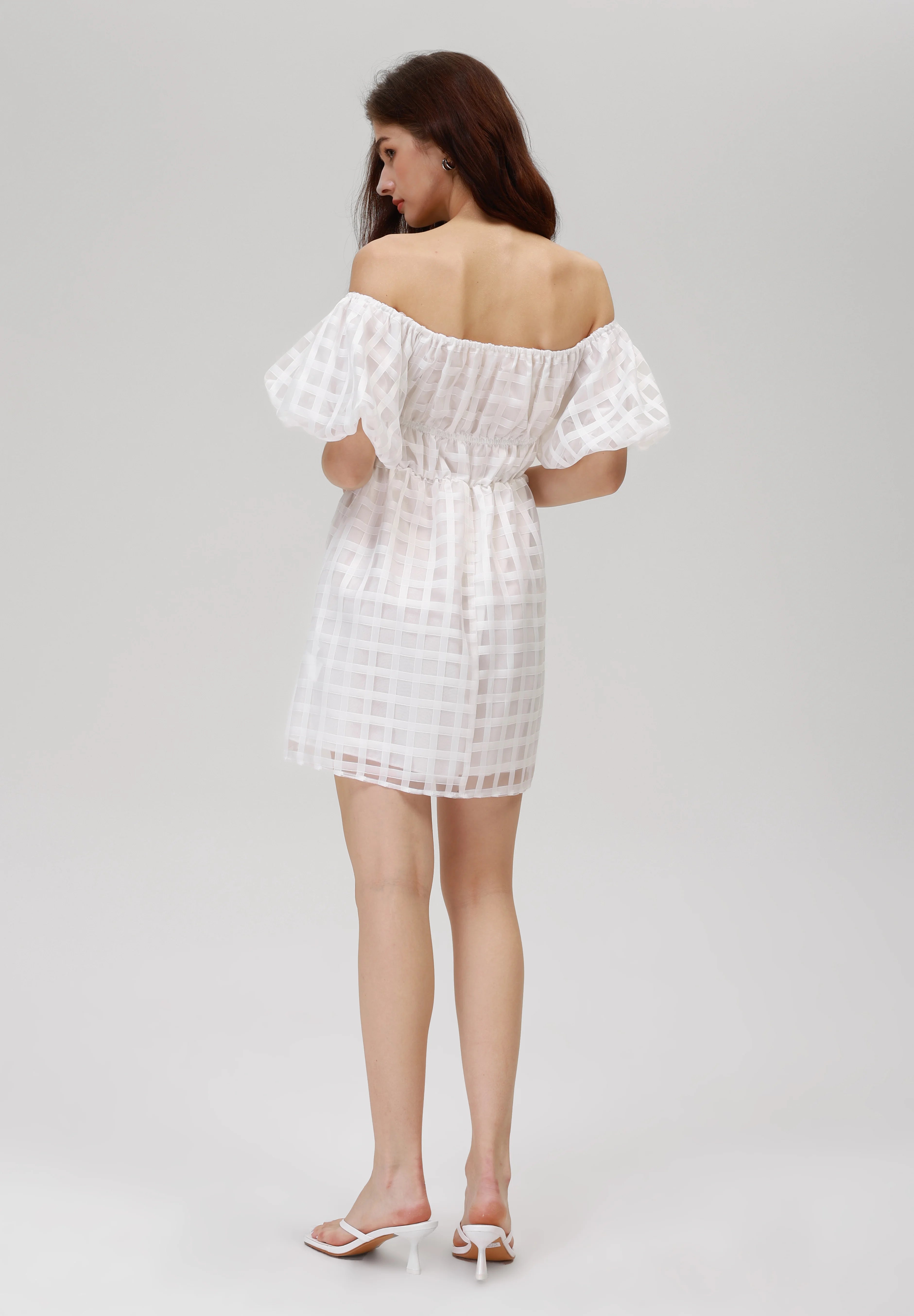 Croomly Soft Flow Dress – WHITE