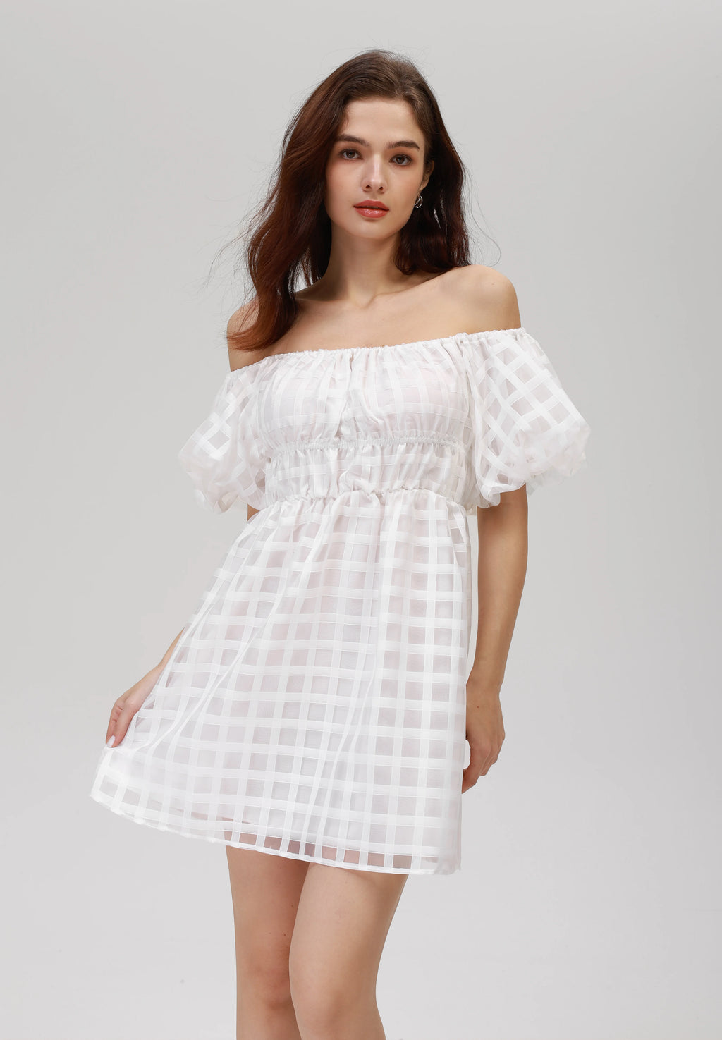 Croomly Soft Flow Dress – WHITE