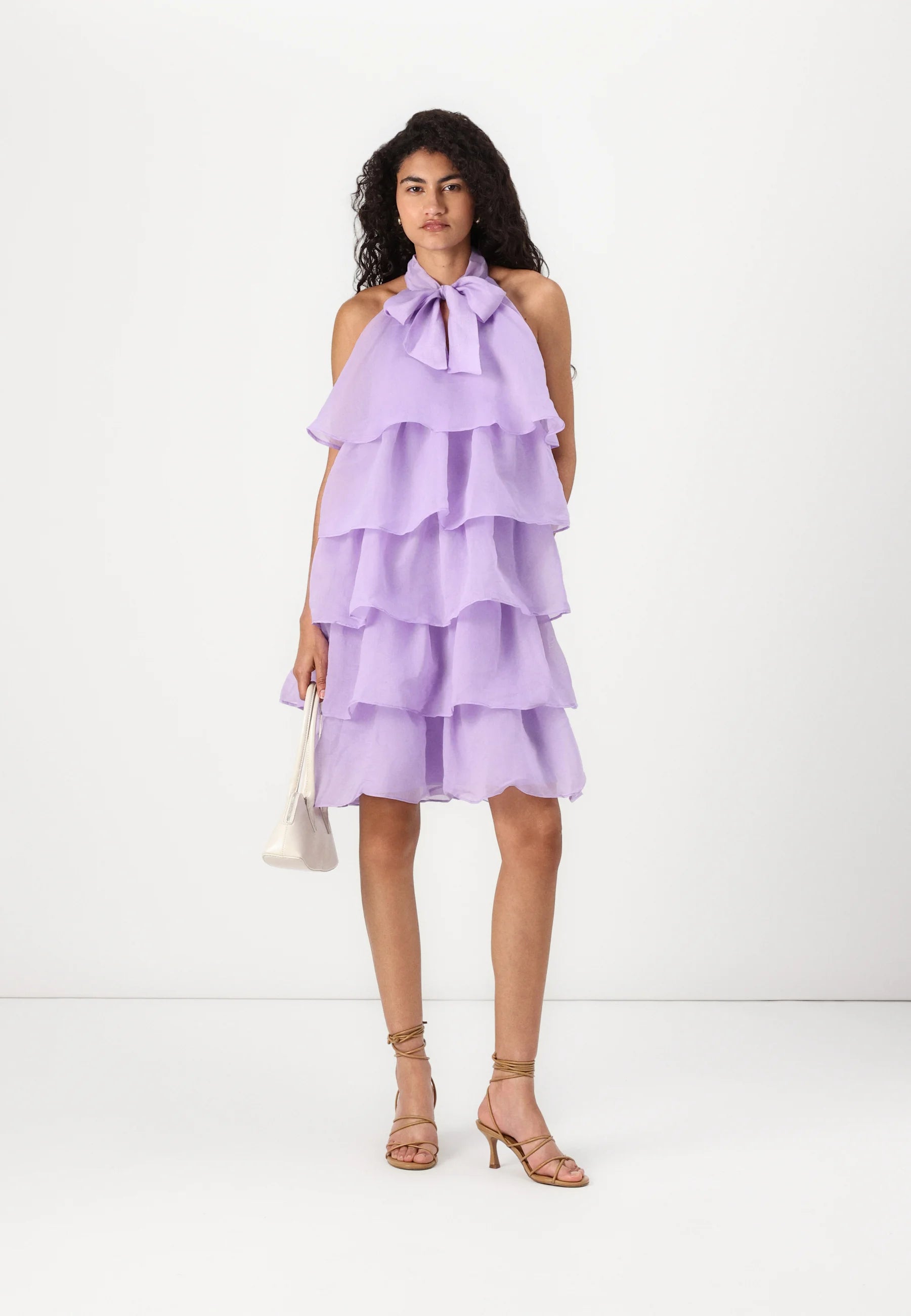 Croomly Elegance Layered Dress – LILAC